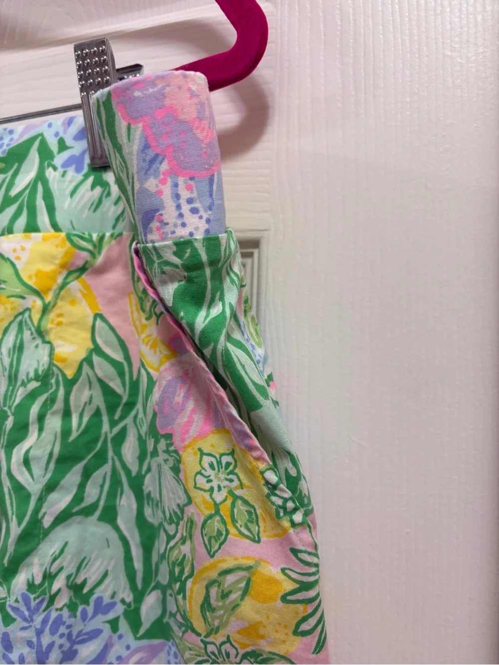 NEW Lilly Pulitzer Alista Stretch Shorts XL Multi Bright Delight Patch Floral - Picture 5 of 5